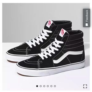 Vans Sk8-hi Black High Top Sneakers